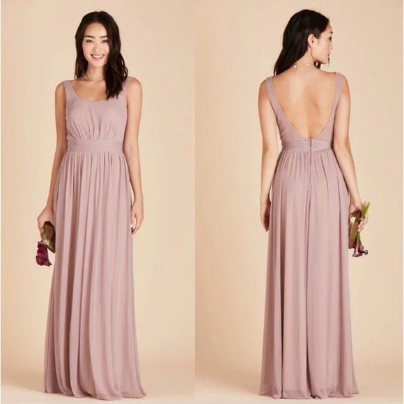Birdy Grey Dresses & Skirts - NEW Birdy Grey Jan Dress Mauve Pink Bridesmaid Backless Flowy Womens Size Small